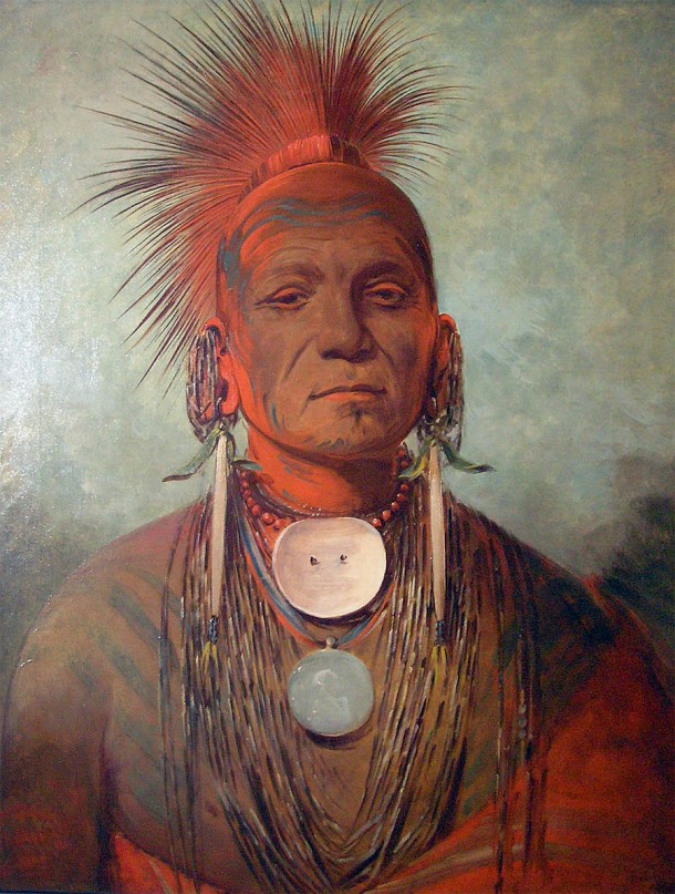 George Catlin – Sang Bleu